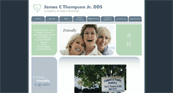 Desktop Screenshot of jamesthompsonjrdds.com